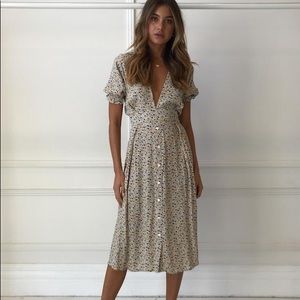Faithfull the Brand Farah Midi Dress